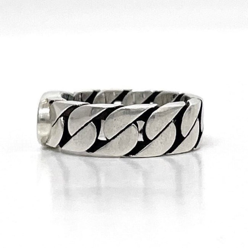 Gucci Ring Silver Purple Interlocking - image 3